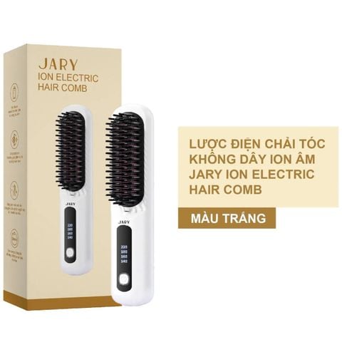  Lược Điện Chải Tóc Không Dây Ion Âm Jary Ion Electric Hair Comb 