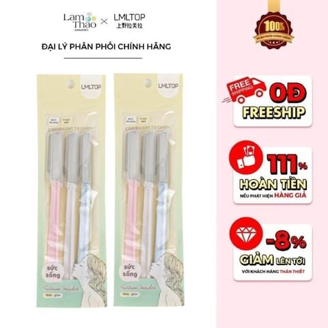  Set 3 Dao Cạo Chân Mày LML TOP 