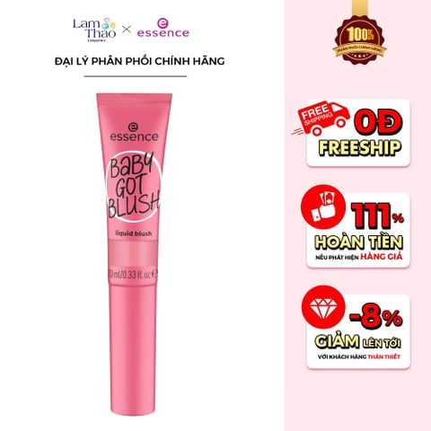  Má Hồng Đầu Bông Dạng Kem Essence Baby Got Blush Liquid Blush 