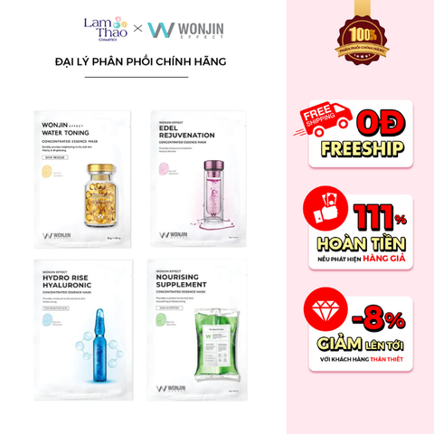  Mặt Nạ Dưỡng Da Wonjin Concentrated Essence Mask 