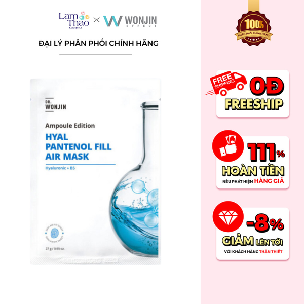Mặt Nạ Siêu Tinh Chất Cấp Ẩm Dr Wonjin Hyal Pantenol Fill Air Mask