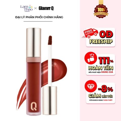  Son Kem Lì Glamrr Q Long Wear Lip Cream 