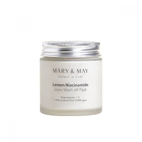  Mặt Nạ Dưỡng Da Chiết Xuất Trái Chanh Mary & May Lemon Niacinamide Glow Wash Off Pack 