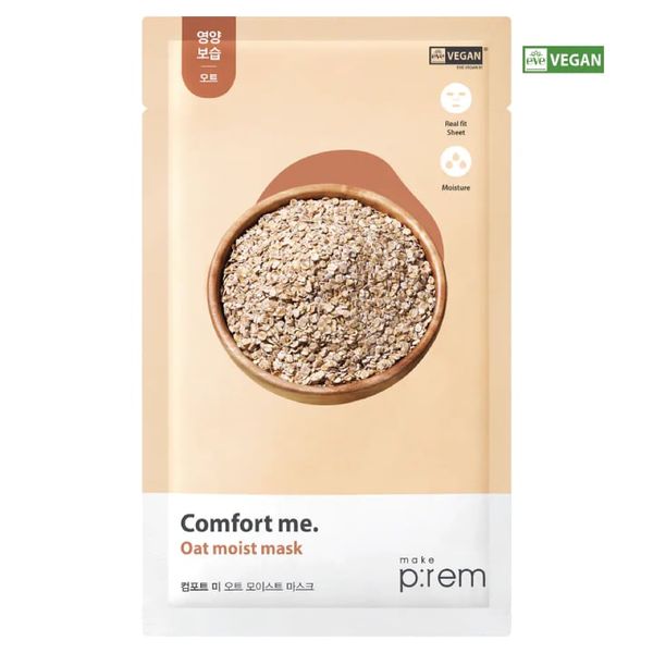 Mặt Nạ Dưỡng Ẩm Chiết Xuất Yến Mạch Make P:rem Comfort Me. Oat Moist Mask