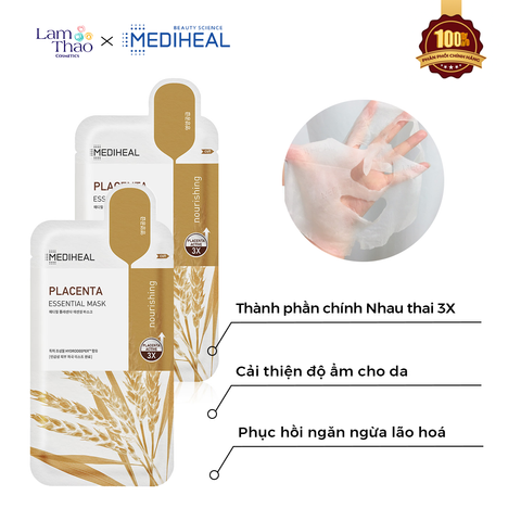  Mặt Nạ Dưỡng Ẩm Mediheal Placenta Essential Mask Nourishing 