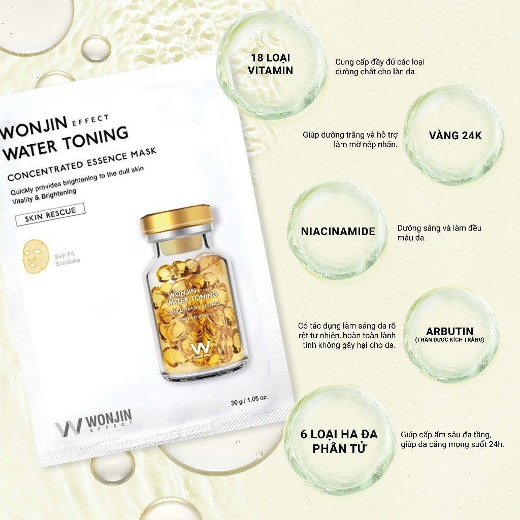 Mặt Nạ Dưỡng Da Wonjin Concentrated Essence Mask