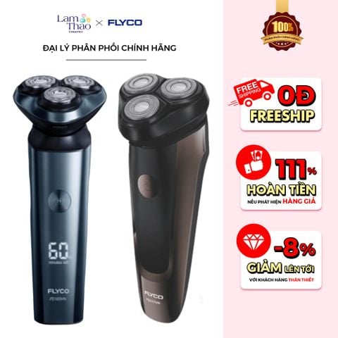  Máy Cạo Râu 3 Lưỡi Kép Flyco 