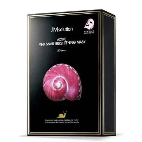  Mặt Nạ Ốc Sên Hồng Dưỡng Sáng Da JM Solution Active Pink Snail Brightening Mask Prime 