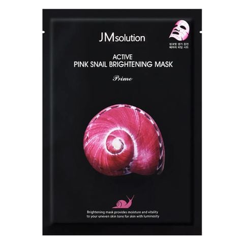  Mặt Nạ Ốc Sên Hồng Dưỡng Sáng Da JM Solution Active Pink Snail Brightening Mask Prime 