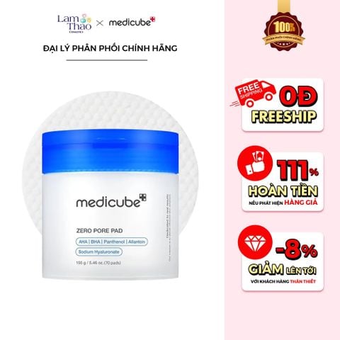  Toner Dạng Miếng Medicube Zero Pore Tightener Skincare Pad 