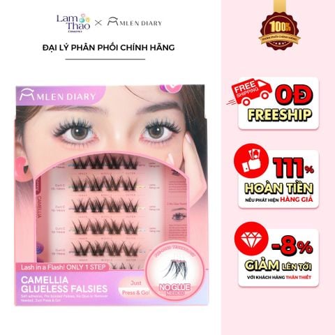  Mi Giả Tự Dính Không Dùng Keo Mlen Diary Glueless Falsies 