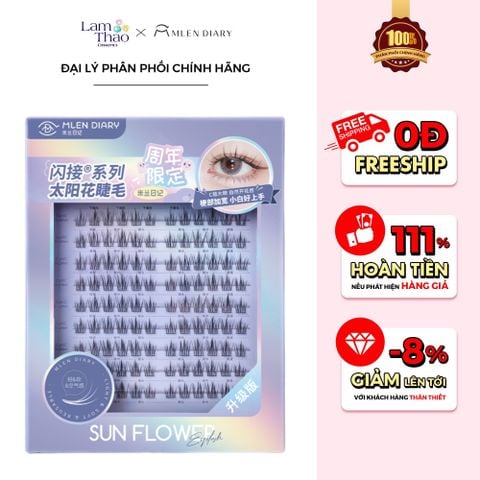  Mi Giả Hoa Hướng Dương Bản Trung Mlen Diary Sunflower Eyelash 