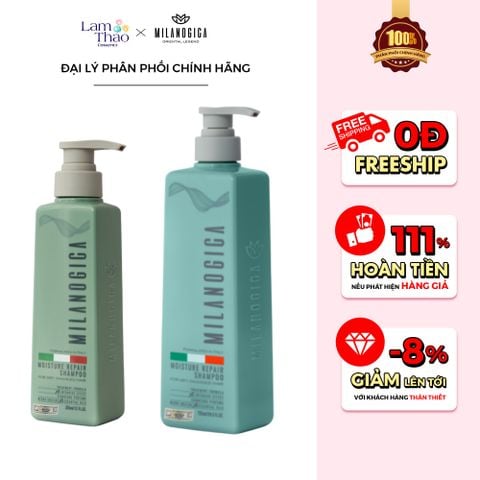  Dầu Gội Phục Hồi Hư Tổn Milanogica Moisture Repair Shampoo 