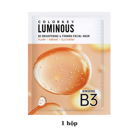  Mặt Nạ Săn Chắc Và Sáng Da B3 Colorkey Luminous B3 Brightening & Firming Facial Mask - Ginseng 