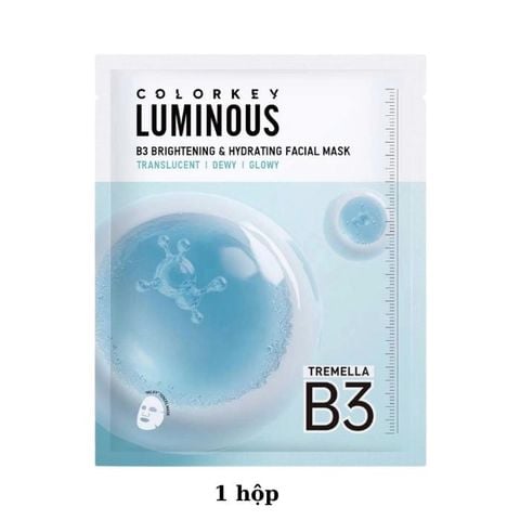  Mặt Nạ Cấp Ẩm Và Sáng Da B3 Colorkey Luminous B3 Brightening & Hydrating Facial Mask - Tremella 