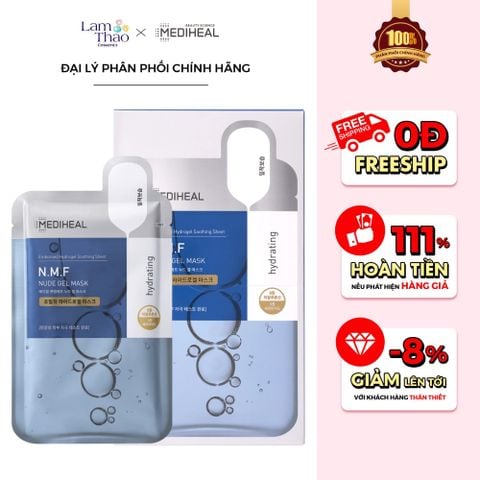 Mặt Nạ Dạng Thạch Hydrogel Cấp Nước Dưỡng Ẩm Mediheal N.M.F Nude Gel Mask 
