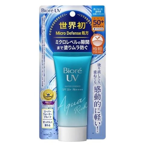  Kem Chống Nắng Bioré UV Aqua Rich Watery Essence SPF50+ PA++++ 