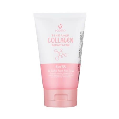 Sữa Rửa Mặt Kiểm Soát Nhờn Beauty Buffet Scentio Pink Collagen Radiant & Firm Oil Control Facial Foam Scrub