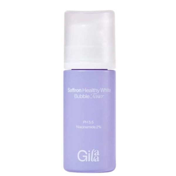 Nước Hoa Hồng Trắng Da Chiết Xuất Từ Nghệ Hoa Nhụy Tây Gilaa Saffron Tone Up Repair Bubble Toner (Mẫu Mới)