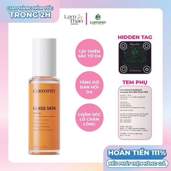 Tinh Chất Dưỡng Trắng Da Caryophy Glass Skin Serum