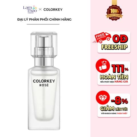  [DEAL SỐC 6.12 - 25.12 MUA HOÁ ĐƠN COLORKEY 499K TẶNG GƯƠNG + SON KEM LÌ] Nước Hoa Colorkey Rose Chill Neroli Eau De Parfum 