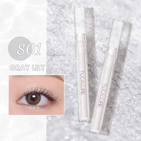 Nhũ Mắt Lấp Lánh Dạng Lỏng Focallure Glittering Liquid Eyeshadow 