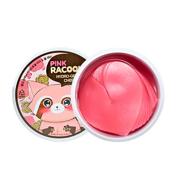 Mặt Nạ Dưỡng Mắt Dưỡng Ẩm Làm Sáng Secret Key Pink Racoony Hydrogel Eye & Cheek Patch