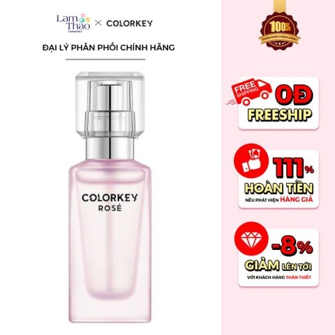  [DEAL SỐC 6.12 - 25.12 MUA HOÁ ĐƠN COLORKEY 499K TẶNG GƯƠNG + SON KEM LÌ] Nước Hoa Colorkey Rose Rose Crush Eau De Parfum 