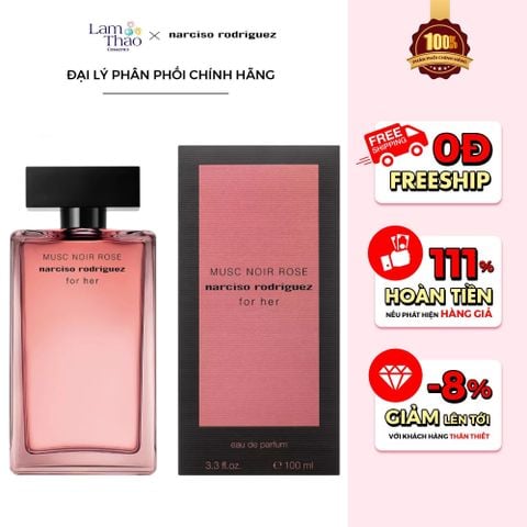  Nước Hoa Nữ Narciso Musc Noir Rose For Her Eau De Parfum 