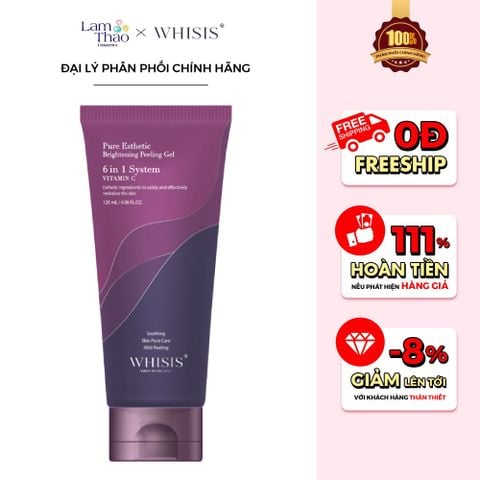  Gel Tẩy Tế Bào Chết Da Mặt Dưỡng Trắng Whisis Pure Esthetic Brightening Peeling Gel 