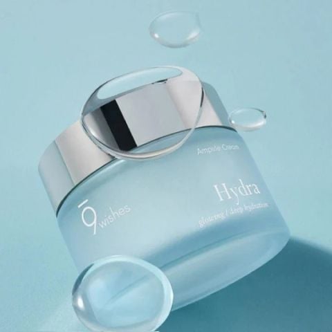  Kem Dưỡng Ẩm Dạng Gel 9 Wishes Hydra Ampule Cream 