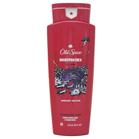 [TẶNG 01 NÓN BẢO HIỂM OLD SPICE] Sữa Tắm Dạng Gel Old Spice Night Panther Body Wash 