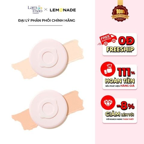  Phấn Nước Kiềm Dầu Lemonade Supermatte Cushion [ Vỏ Mới ] 