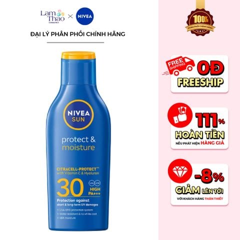  Sữa Chống Nắng Toàn Thân Nivea Protect & Moisture SPF30 UVA/UVB Body Lotion 