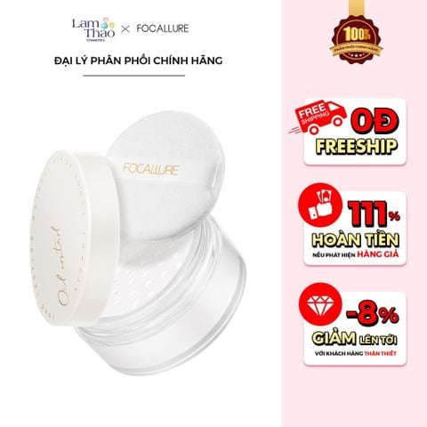  Phấn Phủ Focallure Poreless Matte Loose Powder FA201 
