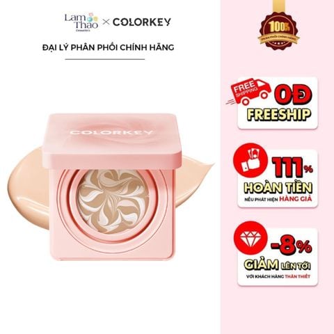  Phấn Tươi Giúp Lớp Nền Mỏng Mịn Colorkey Watery Essence Foundation Balm 