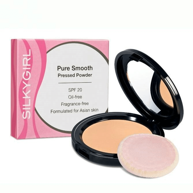 Phấn Phủ Mịn Da Silkygirl Pure Smooth Pressed Powder SPF 20