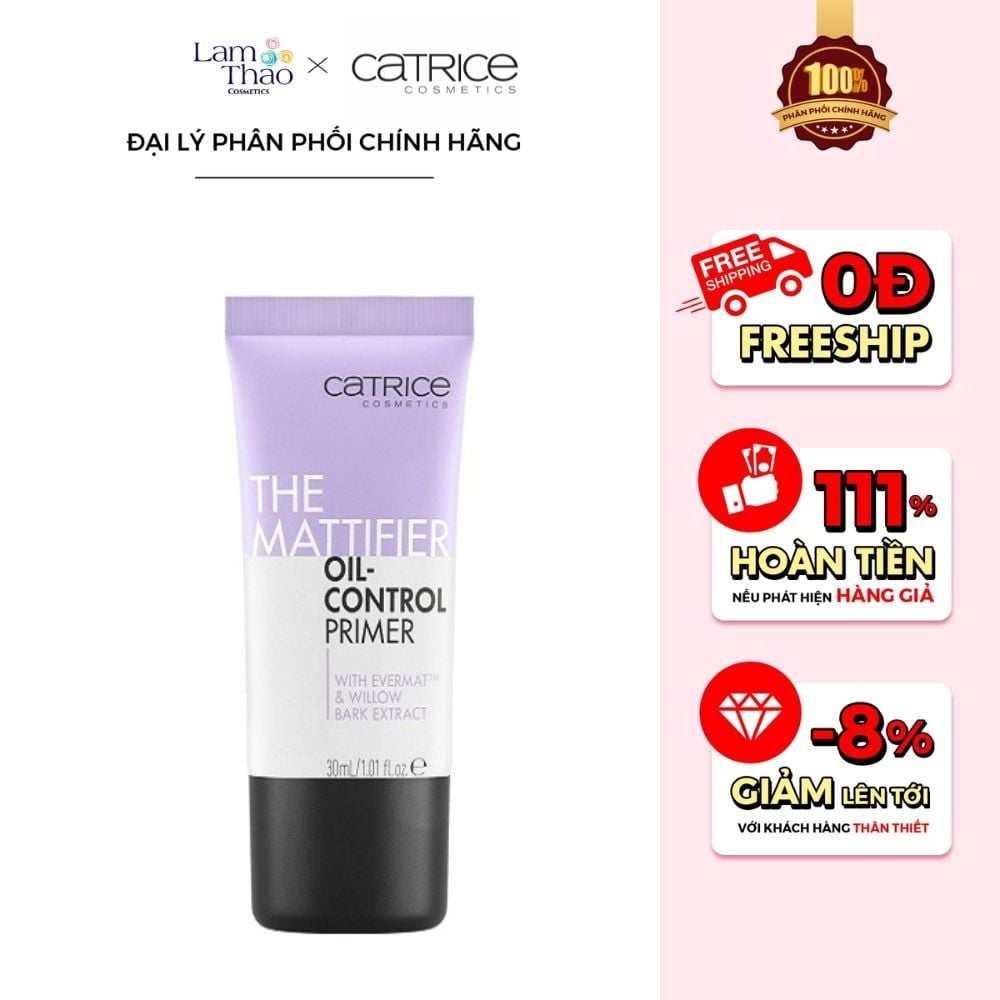 Kem Lót Kiềm Dầu Dưỡng Ẩm Catrice The Mattifier Oil-Control Primer