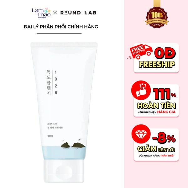 Sữa Rửa Mặt Dịu Nhẹ Round Lab 1025 Dokdo Cleanser