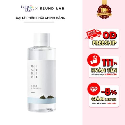  Nước Hoa Hồng Dịu Nhẹ Round Lab 1025 Dokdo Toner 