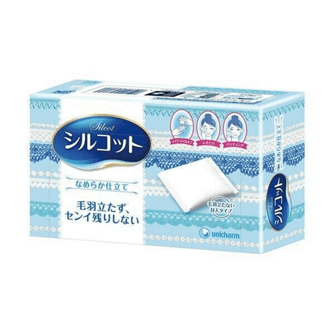  Bông Tẩy Trang Cơ Bản 82 Miếng Silcot Velvety Touch Cotton - Nhật Bản 