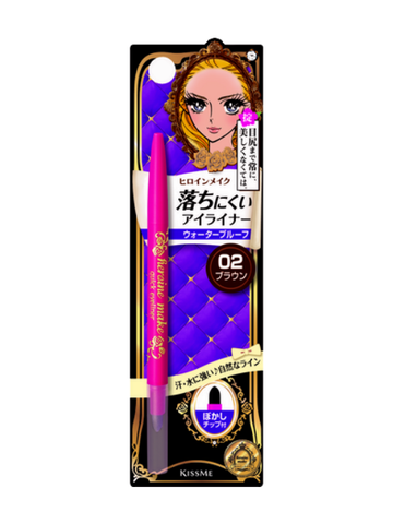  Bút Chì Sáp Kẻ Mí Mắt Chống Trôi Kissme Heroine Make Quick Eyeliner 