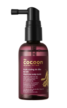  Nước Dưỡng Tóc Bồ Kết Giảm Gàu Cho Da Đầu Nhạy Cảm Cocoon Gleditsia Scalp Tonic 