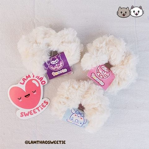  Scrunchies Bông Dễ Thương 