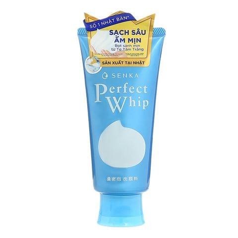  Sữa Rửa Mặt Tạo Bọt Tơ Tằm Senka Perfect Whip 