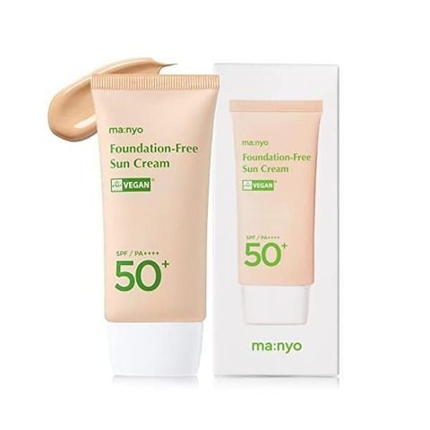  Kem Chống Nắng Nâng Tone Manyo Foundation-Free Sun Cream 