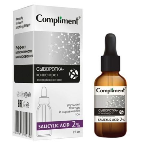  Tinh Chất Kiềm Dầu, Hỗ Trợ Giảm Mụn Cô Đặc Compliment Salicylic Acid 2% 