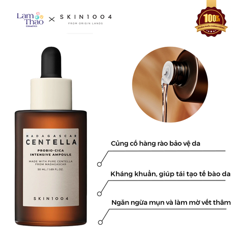  Tinh Chất Rau Má Lên Men Skin1004 Madagascar Centella Probio-Cica Intensive Ampoule 