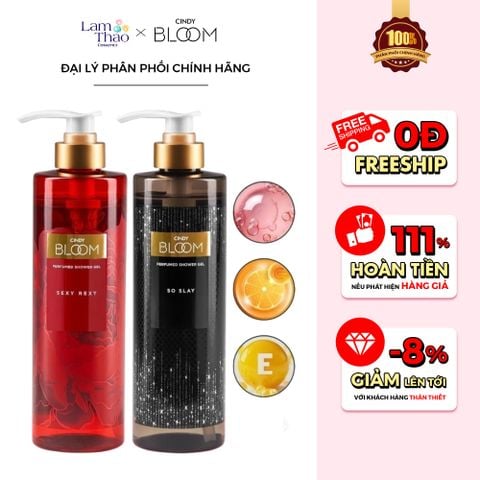  [TẶNG 1 SỮA TẮM CINDY BLOOM DẠNG TÚI 250G] Sữa Tắm Nước Hoa Cindy Bloom 