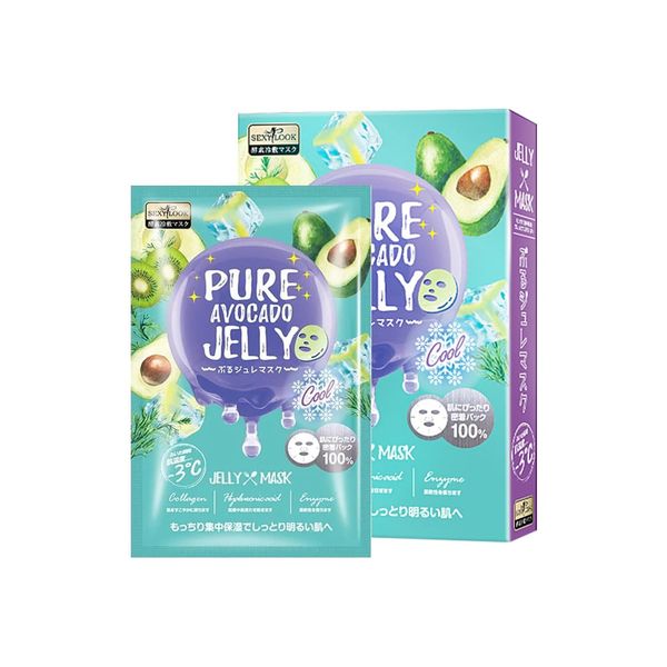 Mặt Nạ Thạch Làm Dịu Mụn Se Khít Lỗ Chân Lông Sexylook Pure Avocado Jelly Mask